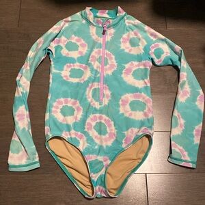 J.Crew one piece rash guard, size 8 youth